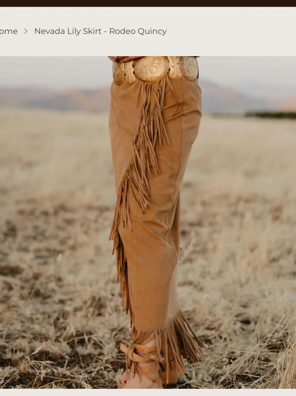 Rodeo Quincy this fringed